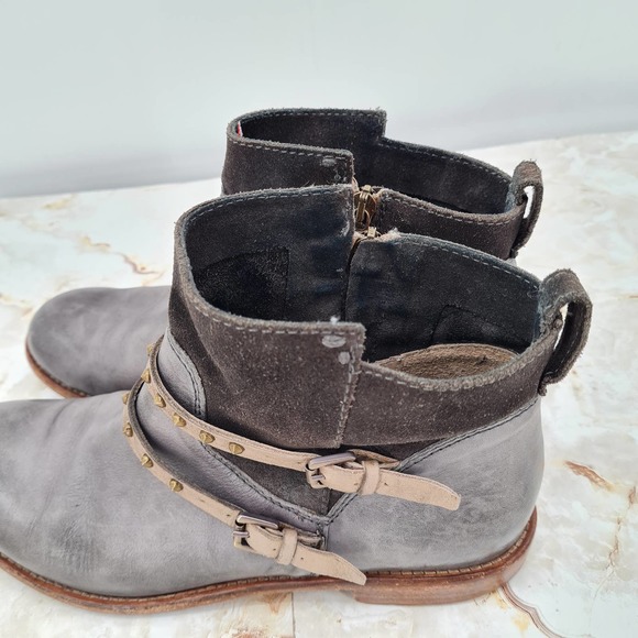 ALBERTO FERMANI Emma Studded Ankle Boots Size 7 - Picture 8 of 9